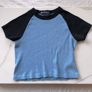 Brandy Melville Bella Top (blue and black)